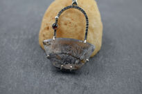 Zawieszka Kwarc Dendrytowy i Granat Srebro 925 - 10