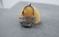 Zawieszka Kwarc Dendrytowy i Granat Srebro 925 - 5