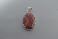 Zawieszka Rodochrozyt Srebro 925 - 2