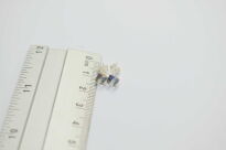 Kolczyki multikolorowe kostki, kryształ subtelny blask srebro 925 - 9