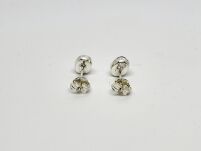 Kolczyki srebrne 925 sztyfty z cyjanitem kianitem niebieskie minimalistyczne - 14