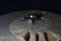 Pierścionek Opal Etiopski r.10 Srebro 925 Rękodzieło - 4