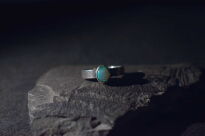 Pierścionek Opal Etiopski r.10 Srebro 925 Rękodzieło - 6