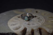 Pierścionek Opal Etiopski r.10 Srebro 925 Rękodzieło - 9