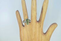 Pierścionek Mołdawit Wełtawit r.11 Srebro 925 - 9