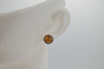 Kolczyki Sztyft Bursztyn Srebro 925 Naturalny Bursztyn Bałtycki - 7