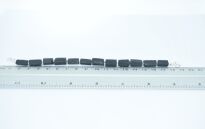 Bransoleta Czarny Turmalin Naturalny Srebro 925 - 12