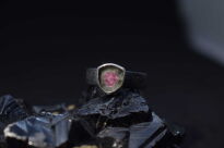 Pierścionek Turmalin Arbuzowy r.12 Srebro 925 - 6