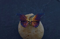 Zawieszka Motyl Kolorowy Srebro 925 - 2