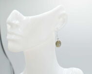 Kolczyki z labradorytem wiszące srebro 925 - 13