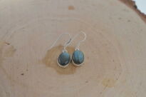 Kolczyki z labradorytem wiszące srebro 925 - 3