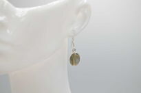 Kolczyki z labradorytem wiszące srebro 925 - 10