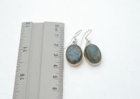 Kolczyki Wiszące Labradoryt Srebro 925 - 10