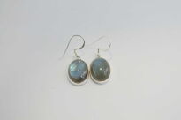 Kolczyki Wiszące Labradoryt Srebro 925 - 4