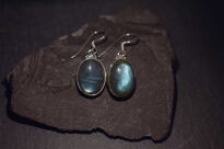 Kolczyki Wiszące Labradoryt Srebro 925 - 8