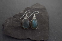 Kolczyki Wiszące Labradoryt Srebro 925 - 9