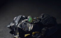 Pierścionek Opal Etiospki Wello r.11 Srebro 925 - 10