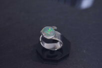 Pierścień Opal Etiopski Wello Srebro 925 Rękodzieło - 4