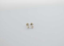 Srebrne kolczyki sztyfty z labradorytem minimalizm Srebro 925 zielona poświata - 16