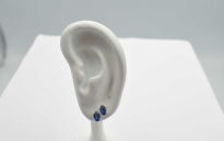 Kolczyki Cyanit  Kyanit Naturalny Sztyft Kianit Srebro 925 - 11