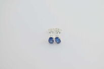 Kolczyki Cyanit  Kyanit Naturalny Sztyft Kianit Srebro 925 - 2