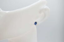 Kolczyki Cyanit  Kyanit Naturalny Sztyft Kianit Srebro 925 - 7