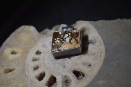 Wisiorek Opal Australia Boulder Srebro 925