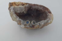 Kolczyki Labradoryt Sztyft Srebro 925 - 14