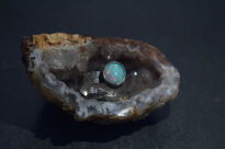 Pierścionek Opal Etiopski Srebro 925 Regulowany - 13