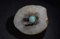 Pierścionek Opal Etiopski Srebro 925 Regulowany - 10