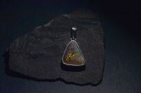 Srebrny wisiorek z opalem boulder Australia Srebro 925 Rękodzieło - 11