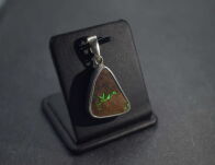 Srebrny wisiorek z opalem boulder Australia Srebro 925 Rękodzieło - 8