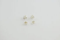 Małe Kolczyki Kamień Księżycowy Sztyft Srebro 925 - 5