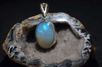 Wisiorek Zawieszka Duży Opal Etiopia Srebro 925 - 10