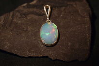 Wisiorek Zawieszka Duży Opal Etiopia Srebro 925 - 7