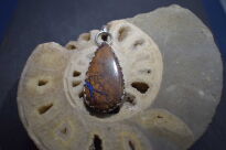 Wisiorek Opal Australia Boulder Srebro 925 - 3