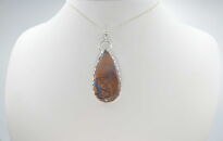 Wisiorek Opal Australia Boulder Srebro 925 - 4