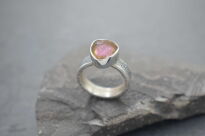 Pierścionek Turmalin Arbuzowy r.12 Srebro 925 - 13