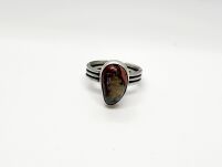 Pierścień Opal Meksyk Cantera Srebro 925 - 2