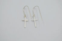 Kolczyki Krzyże Srebro 925 - 4