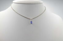 Wisiorek Tanzanit Malutka Zawieszka z Tanzanitem Srebro 925 Naturalny Fasetowany Tanzanit - 14