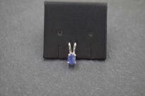 Wisiorek Tanzanit Malutka Zawieszka z Tanzanitem Srebro 925 Naturalny Fasetowany Tanzanit - 8