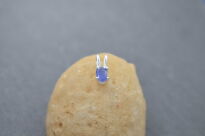 Wisiorek Tanzanit Malutka Zawieszka z Tanzanitem Srebro 925 Naturalny Fasetowany Tanzanit - 10