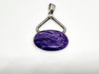 Zawieszka Wisiorek Czaroit Srebro 925 - 2