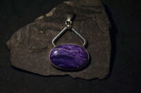 Zawieszka Wisiorek Czaroit Srebro 925 - 7