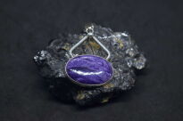 Zawieszka Wisiorek Czaroit Srebro 925 - 8