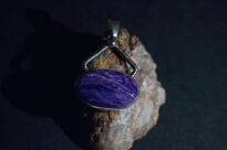 Zawieszka Wisiorek Czaroit Srebro 925 - 6