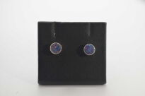 Kolczyki sztyft opal australijski dublet srebro 925 - 12