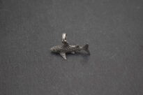 Srebrna zawieszka rekin 925 rekin, oksydowane srebro, biżuteria morska - 13