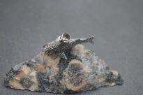 Srebrna zawieszka rekin 925 rekin, oksydowane srebro, biżuteria morska - 9